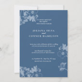 klassische Kalligraphie-Schrift, einfach elegant Einladung (Vorderseite)