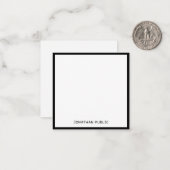 Klassische kalligraphische Klassische schwarze Gre Mitteilungskarte (Vorderseite/Rückseite Beispiel)