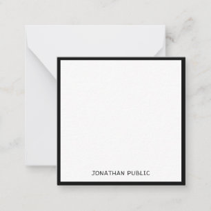 Klassische kalligraphische Klassische schwarze Gre Mitteilungskarte