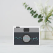 Klassische Kamera-Ikone für Fotografen Visitenkarte (Stehend Vorderseite)