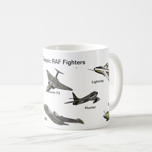 klassische Kämpfer Kaffeetasse (VorderseiteRechts)