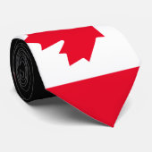 Klassische Kanada-Flagge Krawatte (Gerollt)