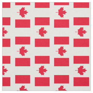 Klassische Kanada-Flagge Stoff