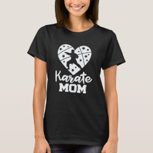 Klassische Karate-Mutter Herz Lustige Martial Arts T-Shirt