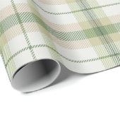 Klassische Karierte Kollektion pastellgrün Geschenkpapier (Rolleneckpunkt)