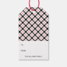 Klassische Karierte Weihnachtsfeiertage-Geschenkma