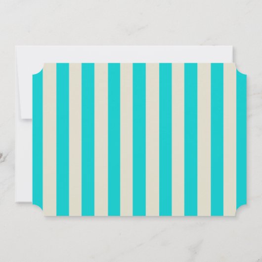 Klassische Karnevalsparty Vintage Stilelemente Einladung (Rückseite)