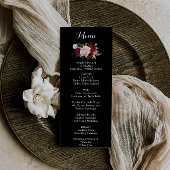 Klassische Karte für das tropische Black Burgundy