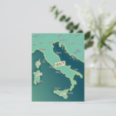 Klassische Karte Italiens (Stehend Vorderseite)