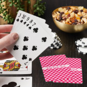 Klassische Karton mit rosa Kombination von STaylor Spielkarten (In Situ)