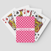 Klassische Karton mit rosa Kombination von STaylor Spielkarten (Rückseite)