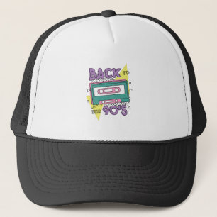 Klassische Kassetten aus den 90er Jahren Nostalgie Truckerkappe