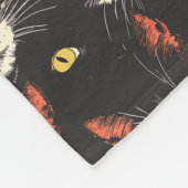 Klassische Katzen Fleecedecke (Ecke)