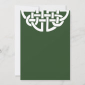 Klassische Keltenhandhabung Einladung (Rückseite)