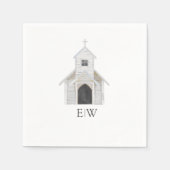 Klassische Kirche Napkins Serviette (Vorderseite)