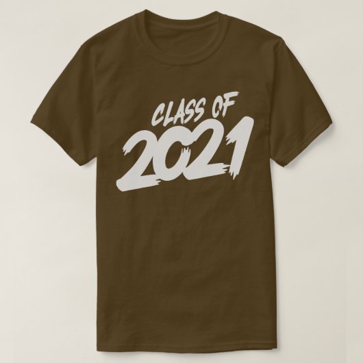 Klassische Klasse 2021 T-Shirt (Design vorne)