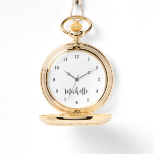 Klassische klassische klassische Elegant-Script-Ty Armbanduhr