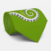 klassische Klavierspirale Krawatte (Gerollt)