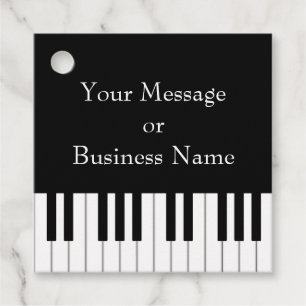 Klassische Klaviertastatur - Musical Occasion Cust Geschenkanhänger