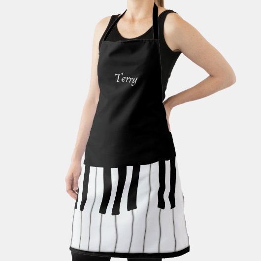 Klassische Klaviertastatur Personalisiert Music Lo Schürze (InSitu)