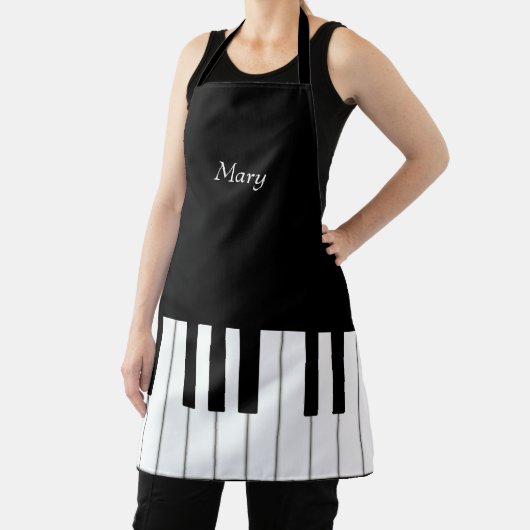 Klassische Klaviertastatur Personalisiert Music Lo Schürze (InSitu)