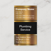 Klassische Klempner-Visitenkarten Visitenkarte (Vorderseite)