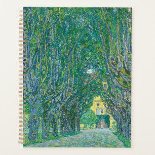 Klassische Klimt-Grün-Natur-Landschaft-Kunst Planer