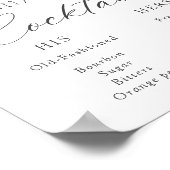 Klassische Kohlehydrangea-Signature-Drinks Poster (Ecke)