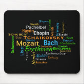 Klassische Komponentenwolke Mousepad (Vorne)