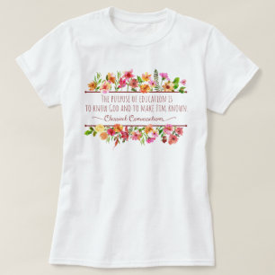 Klassische Konversationen niedlicher Lehrer T-Shirt