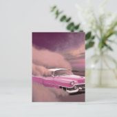 KLASSISCHE KRAFTPINKPLATTEN POSTKARTE (Stehend Vorderseite)