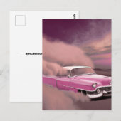KLASSISCHE KRAFTPINKPLATTEN POSTKARTE (Vorne/Hinten)