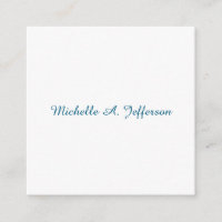 Klassische kreative Trendy White Ocean Blue