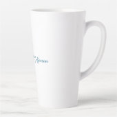 Klassische kreative Trendy White Ocean Blue Milchtasse (Rechts)