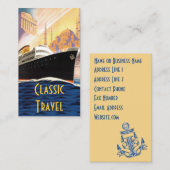 Klassische Kreuzfahrt Visitenkarte (Vorne/Hinten)