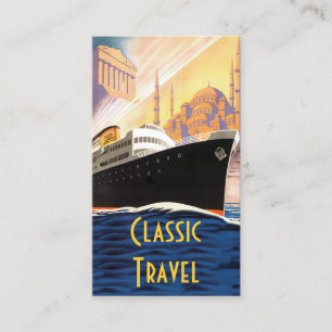 Klassische Kreuzfahrtschiff-Reise Visitenkarte