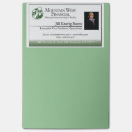 Klassische kundengerechte Visitenkarte-klebrige Post-it Klebezettel