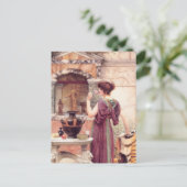 Klassische Kunst-Frau Postkarte (Stehend Vorderseite)