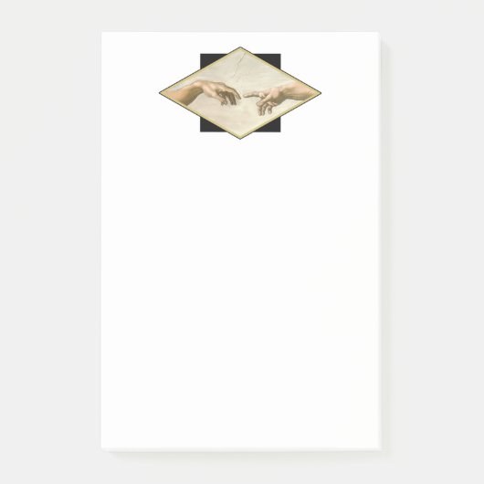 Klassische Kunst Geometrisch Post-it Klebezettel (Vorderseite)