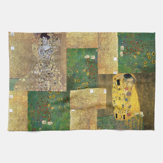 Klassische Kunst Klimt Malerei Handtuch (Horizontal)
