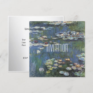 Klassische Kunst-Monet-Einladung Einladung