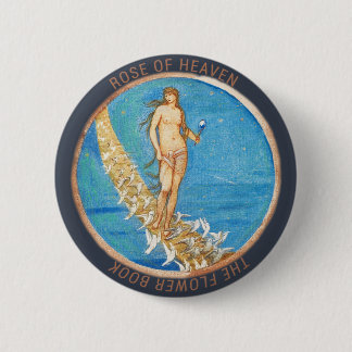 Klassische Kunst restauriert: Himmels-Vintage Button