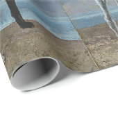 Klassische Kunst von zwei Windhunden Geschenkpapier (Rolleneckpunkt)