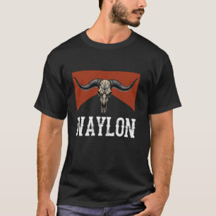 Klassische Kunst Waylon Nachname Personalisierter T-Shirt
