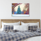 Klassische Kunstlandschaft Drucken von Aquarellen Leinwanddruck (Insitu (Schlafzimmer))