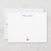 Klassische Küstenküste Personalisiert Mitteilungskarte (Vorderseite)