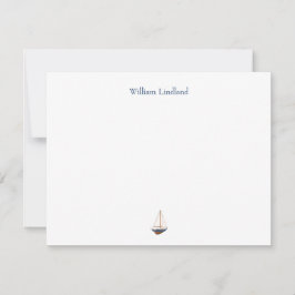 Klassische Küstenküste Personalisiert Mitteilungskarte