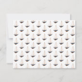 Klassische Küstenküste Personalisiert Mitteilungskarte (Rückseite)