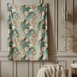 Klassische Küstenwarme und einladende Atmosphäre Fleecedecke