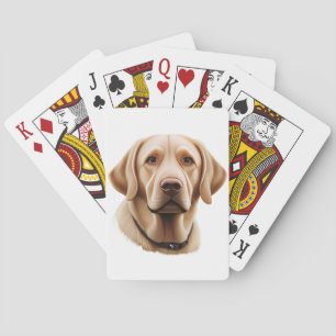 Klassische Labrador Retriever Illustration Spielkarten